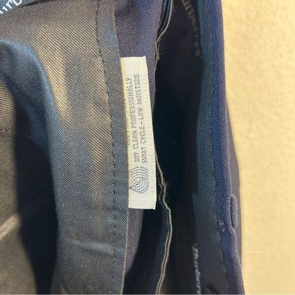 BURBERRY MENS DRESS PANTS 40 LONG BLUE NEW capsule business slacks VTG DEADSTOCK - Picture 13 of 16